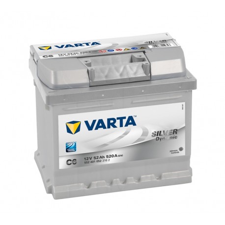 Bateria Varta C6 Silver Dy 52AMP 520EN 207x175x175 Dta