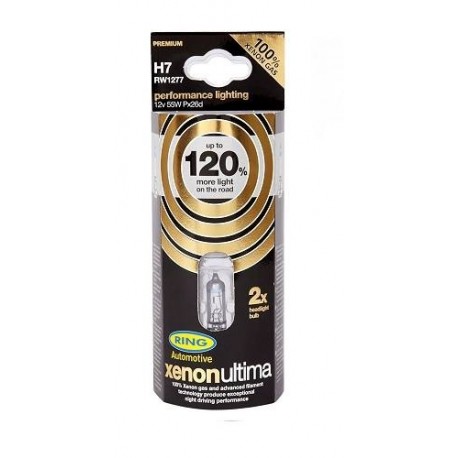 Xenon Ultima (2) 12 V 55 W H7  +120